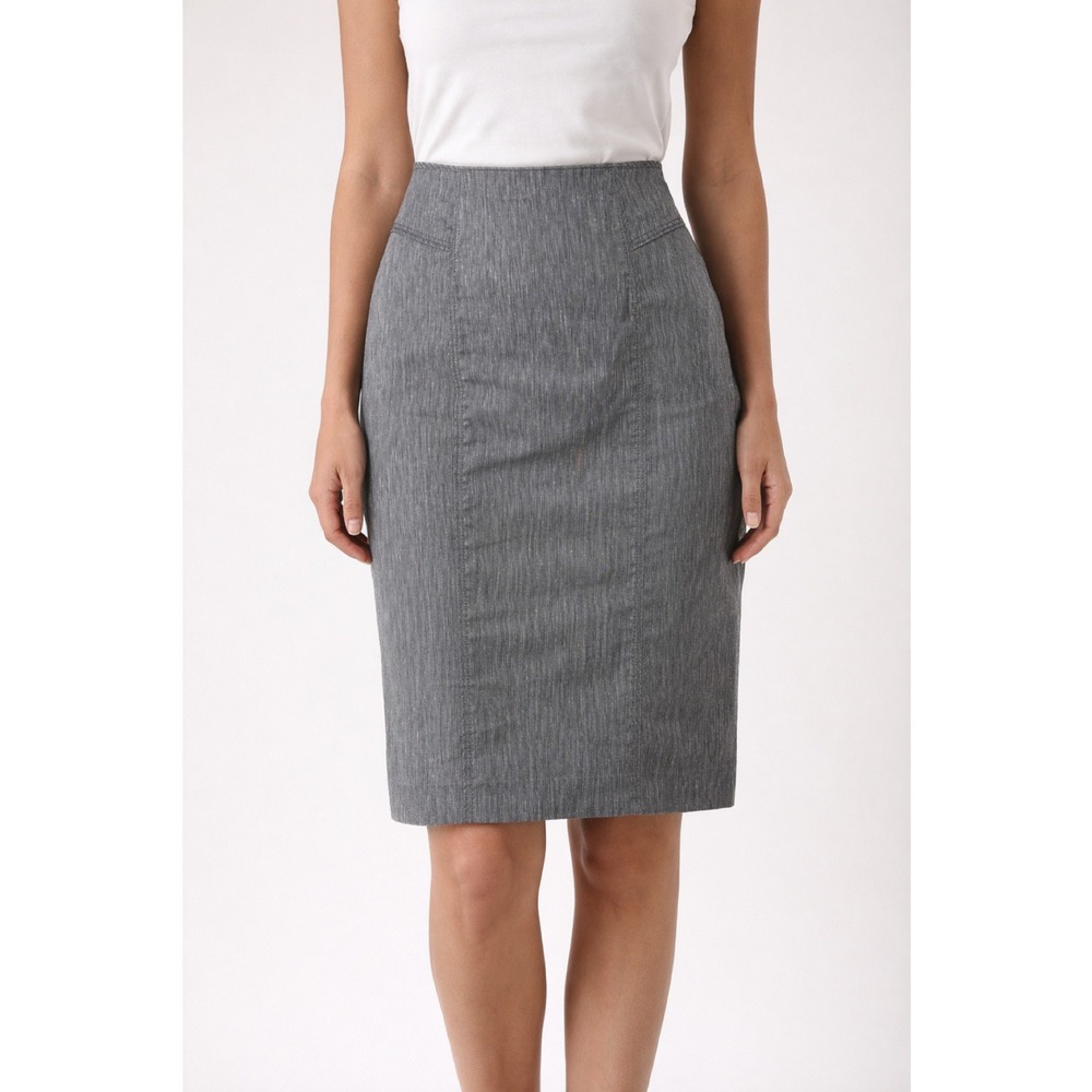 White House‎ Black Market Beverly Linen-Blend Pencil Skirt Sz.10 NWT
